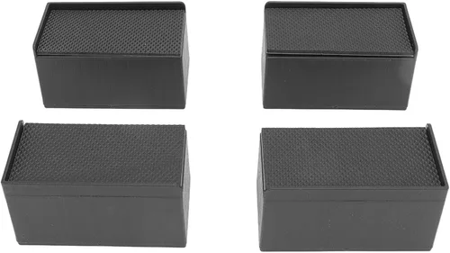 Vista 8 de Rectangular Stackable Furniture Risers Set, Rubber Elevated Support Blocks for Beds, Couches, Desks, and Sofas with 4 Inch Height