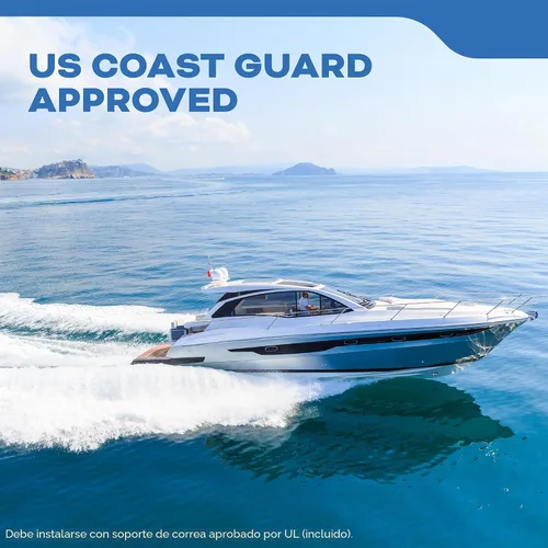 Vista 12 de Kidde Extintor de Incendios para Barcos, de Un Solo Uso 10BC Coast Guard Approved Marine Extinguisher for Small Flammable Liquids/Gases and