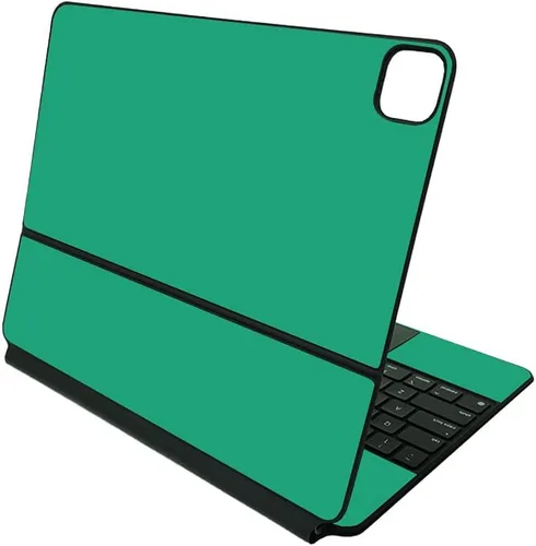 Vista 8 de MightySkins Skin compatible con Apple Magic Keyboard para iPad Pro de 12.9 pulgadas (3ª a 6.ª generación), color azul sólido, funda protectora