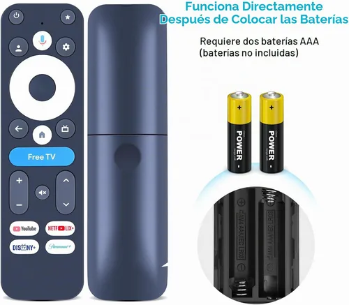 Vista 8 de Nuevo control remoto de voz de repuesto para dispositivo de transmisión Onn