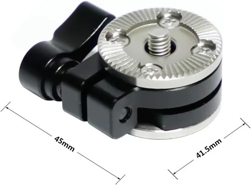 Vista 2 de CAMVATE Adaptador de montaje de roseta de doble cara con roscas centrales M6 - 2134