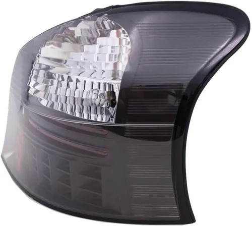 Vista 2 de Par de luces traseras LED de freno trasero negro compatible con Yaris Hatchback 2006 2007 2008
