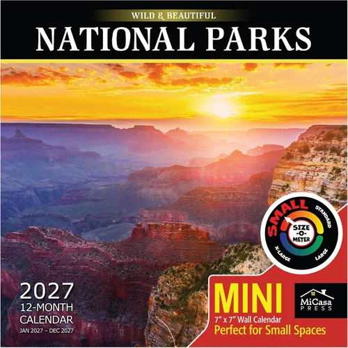 Vista 69 de MICASA PRESS National Parks - Calendario de pared 2027 de 12 meses 2-01 - Parques Nacionales Salvajes y Hermosos