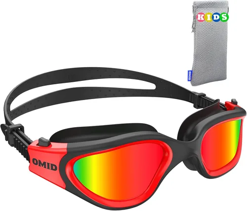 Vista 15 de OMID Kids Swim Goggles, P2mini Polarized Swimming Goggles Comfortable for Age 6-14