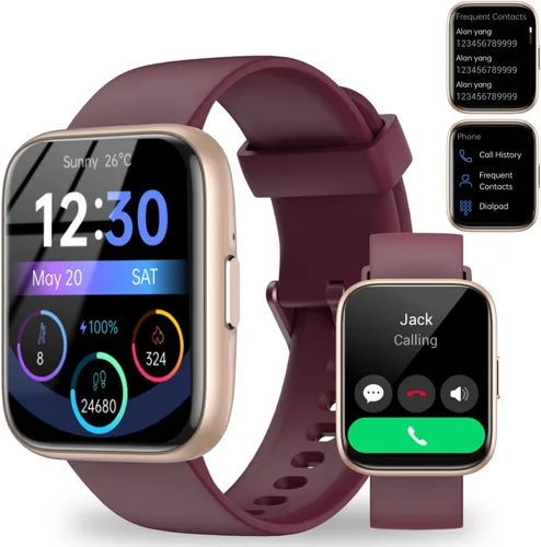 Vista 9 de JeeJTek Relojes inteligentes para hombres y mujeres - Pantalla HD de 1.83" 2025 Rastreador de fitness con 100 modos deportivos, monitor