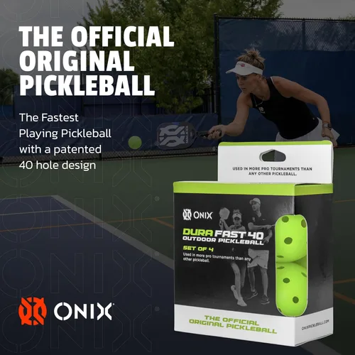Vista 5 de Onix Pelotas de pickleball para exteriores - Pure 2 y Dura 40