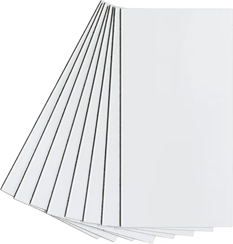 Vista 5 de Aspect azulejos autoadhesivos con acabado metálico y protector para salpicaduras para cocina y baño, 3 x 6 pulgadas.