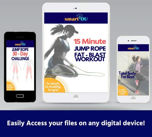 Vista 2 de Cuerda de saltar de alta velocidad por smartYOU – Calidad premium – Mejor para cardio, MMA, boxeo, WOD – Cuerda de acero con revestimiento de goma