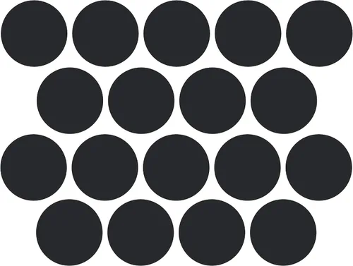 Vista 149 de LiteMark Calcomanías extra pequeñas, puntos de vinilo extraíbles, calcomanías circulares con acabado mate, calcomanías redondas para pared de aula