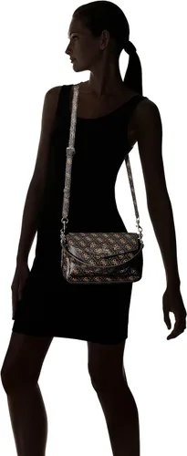Vista 6 de GUESS Eco Brenton Flap Bolso de hombro, Blue Magic NChvr WRnst