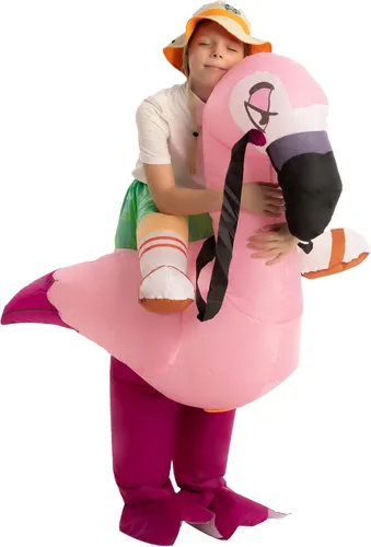 Vista 5 de Spooktacular Creations - Disfraz inflable de Halloween para montar en flamenco