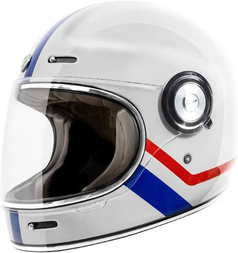 Vista 14 de TORC T1/Newport - Casco de moto de fibra de vidrio de cara completa aprobado por DOT y ECE