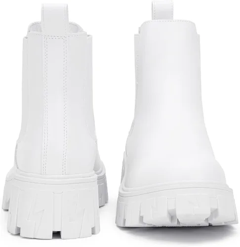 Vista 8 de Jeossy Botines Chelsea 9620 para mujer Botines elásticos con plataforma y suela de lengüeta a la moda