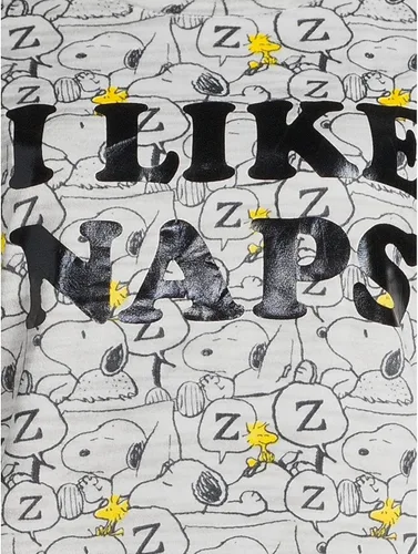 Vista 4 de Peanuts Snoopy - Conjunto de pijama de 3 piezas para mujer