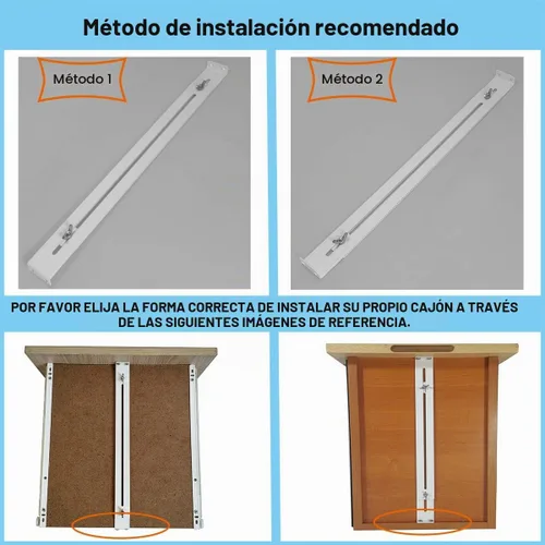 Vista 4 de FRMSAET Kit de reparación de cajones - Reforzar cajones muebles Hardware -1