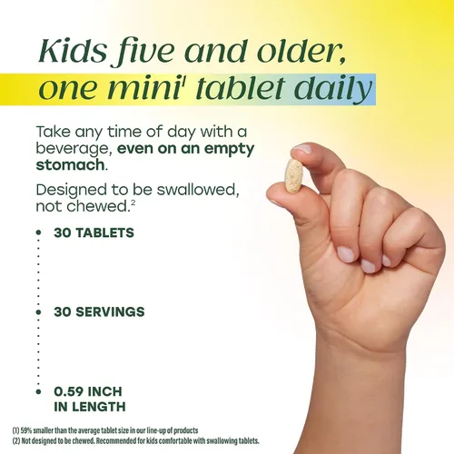Vista 5 de Tabletas de complejo B para niños. De MegaFood, 051494102756, 30, 1