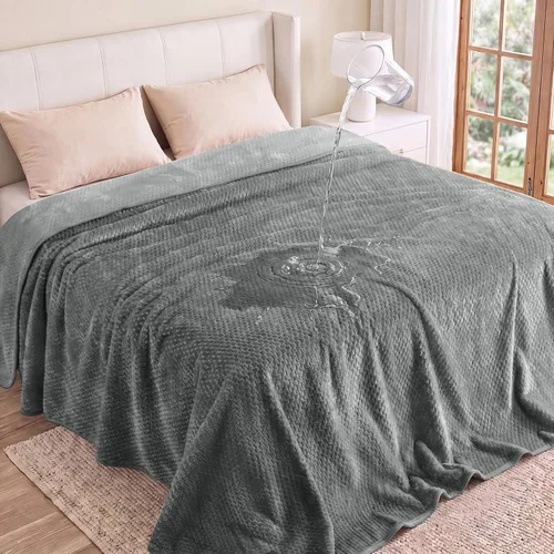 Vista 22 de Luciphia Manta impermeable para perro, manta reversible lavable para Beige