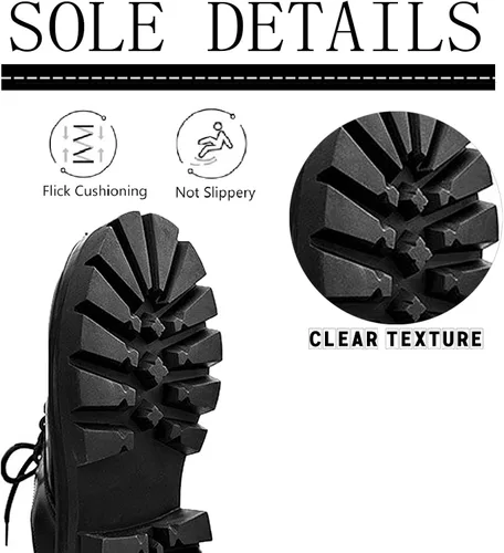 Vista 5 de Zapatos Oxford de plataforma de cuero para hombre, puntera grande, con cordones, antideslizantes, para realzar la altura, suela clásica, retro