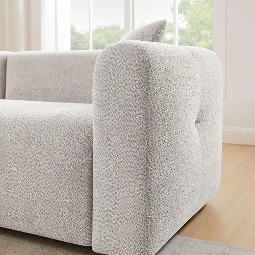Vista 7 de VANOMi Juego de sofá modular seccional extragrande en forma de nube con sofá de 95" y sillones de 42" para sala de estar, juego de muebles tapizados