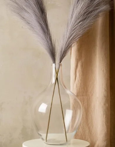 Vista 4 de Jarrón grande de vidrio transparente para globos, jarrones altos para centros de mesa, decoración del hogar, jarrón moderno para boda, fiesta, sala