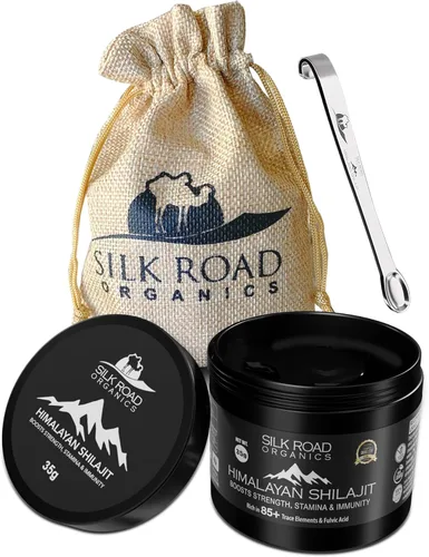 Vista 11 de Shilajit puro del Himalaya (120 gm) semilíquido con ácido fúlvico y más de 85 minerales traza para metabolismo, apoyo del sistema inmunológico