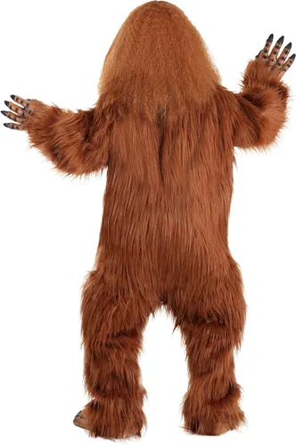 Vista 4 de Disfraz de Jack Links Sasquatch para niños