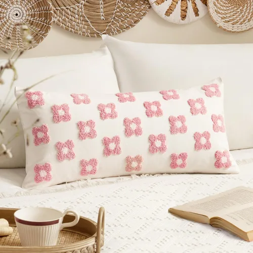 Vista 21 de EMEMA Juego de 2 fundas de cojín decorativas de jacquard, diseño de flores de sol, para sofá, cama, sala de estar, dormitorio, 16 x 16 pulgadas