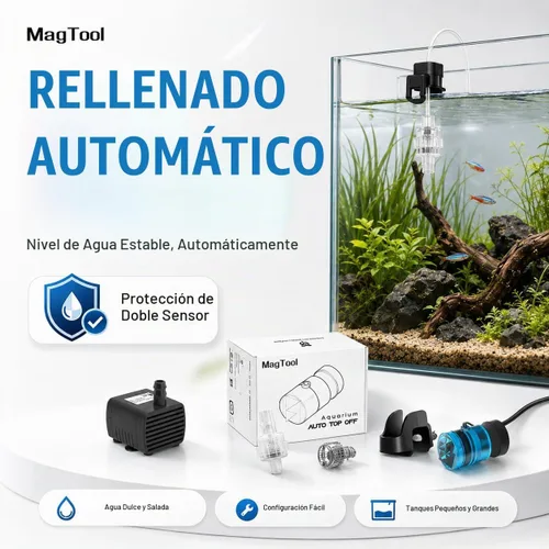 Vista 7 de MagTool Sistema de cierre automático para acuario de agua salada, ATO Azul-2