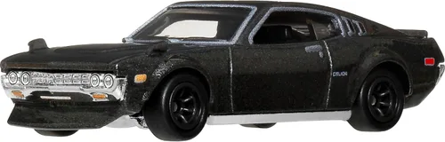 Vista 3 de Hot Wheels Cultura del coche premium 1977 Toyota Celica Coche de juguete fundido a presión a escala 1:64 de la colección Japan Historics
