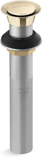 Vista 8 de Kohler K-33151-2BL Desagüe para lavabo de baño sin desbordamiento, bronce ennegrecido