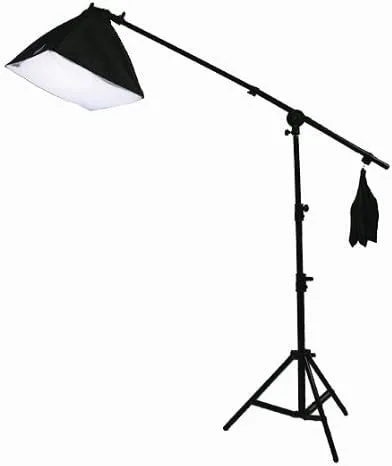 Vista 5 de ePhoto - Kit de iluminación continua de cámara de luz diurna CFL, kit de luz diurna perfecta con soporte de pluma, kit de iluminación