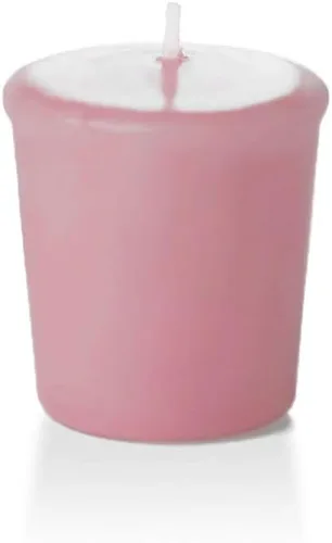 Vista 11 de Yummi - Velas votivas sin aroma, 15 horas de combustión, color blanco. 9 por paquete