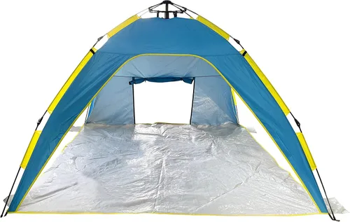 Vista 4 de Bliss Hammocks BHT-A39-BY - Tienda de campaña de playa desplegable con bolsa de transporte para un fácil viaje, protección solar y resistente al