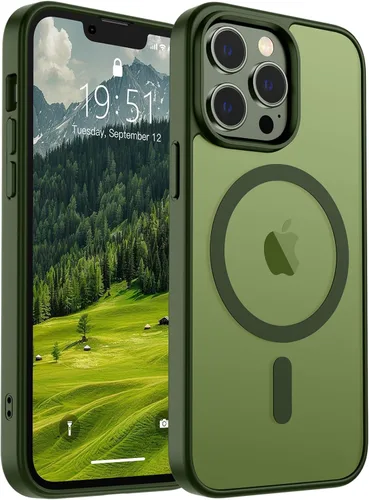 Vista 174 de SUPFINE Funda magnética para iPhone SE 2022 (3ª)/2020 (2ª), iPhone 8 (compatible con MagSafe) (protección contra caídas de grado militar), funda