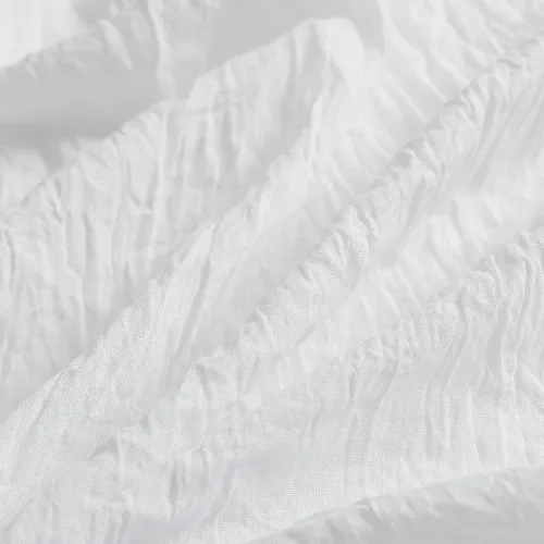 Vista 9 de Anpark Cortinas traslúcidas blancas elegantes de 96 pulgadas de largo para dormitorio, sala de estar, cortinas semitransparentes con textura