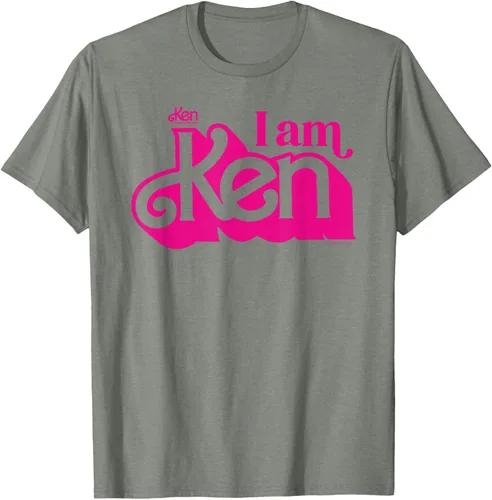 Vista 25 de Camisetas y camisetas de Barbie The Movie I Am Ken para hombres y mujeres Negro