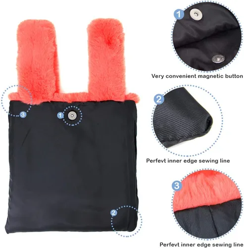 Vista 4 de Bolso de mano de moda de muñeca holgada con correa de piel sintética suave