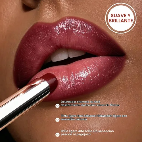 Vista 4 de KIMUSE Juego combinado de labios voluminosos de 3 pasos para piel madura