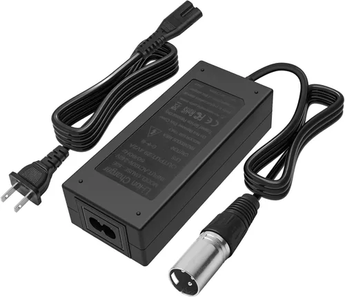 Vista 3 de Sustituto del cargador del conector XLR de 3 pines de 24V 2A para aspiradora de 25.2V 29.4V modelo E-4.0 4.5 E-4.5, 400 E-400 450 650 500 E500 750