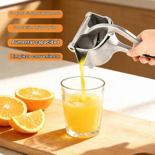 Vista 4 de Exprimidor de barra, extractor de jugo de fruta fresca de aleación de aluminio, exprimidor de mano, exprimidor de limón, extractor manual de mano