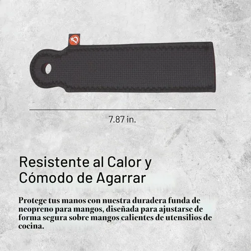 Vista 2 de de Buyer Funda protectora para mango de sartén - Neopreno resistente al calor - Agarre cómodo