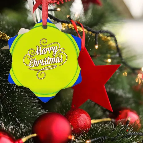 Vista 5 de Adornos de pelota de tenis para árboles de Navidad, adornos deportivos de Navidad personalizados 2022, adornos colgantes conmemorativos de Navidad