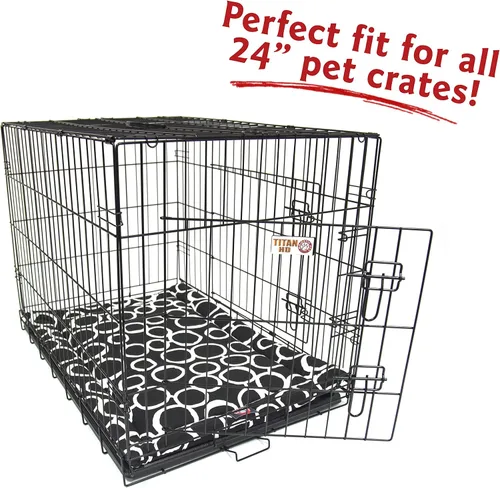 Vista 3 de Majestic Pet Products - Tapete para cama de perro Fusion Black de 24 pulgadas