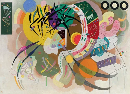 Vista 2 de EuroGraphics Wassily Kandinsky - Rompecabezas (1000 piezas) (6000-0839), color blanco