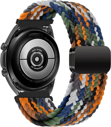 Vista 19 de Correa de nailon compatible con Samsung Galaxy Watch 7/6/5/4/FE 1.732 in 1.575 in/Galaxy Watch 5 Pro 1.772 in/Watch 4/6 Classic 1.850 in 1.811 in