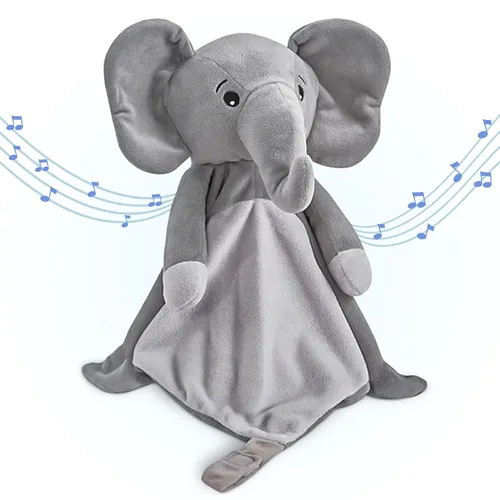 Vista 12 de Love By Emi - Chupete de sueño para bebé de canción de cuna de ruido blanco, juguete de peluche para ayudar al sueño, máquina de sonido de cuna