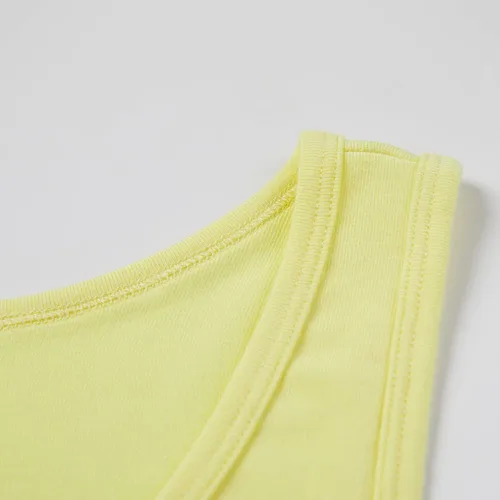 Vista 7 de Liang Rou Camiseta sin mangas con cuello redondo elástico para mujer