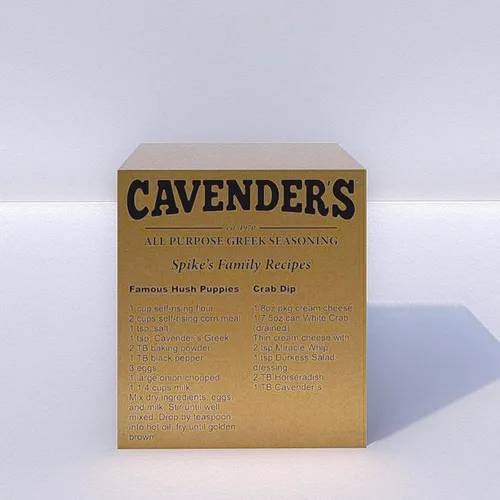 Vista 3 de Cavender's Condimento griego multiusos – 8 onzas (paquete de 4) y caja exclusiva de Cavender's Recipe 4 paquetes!