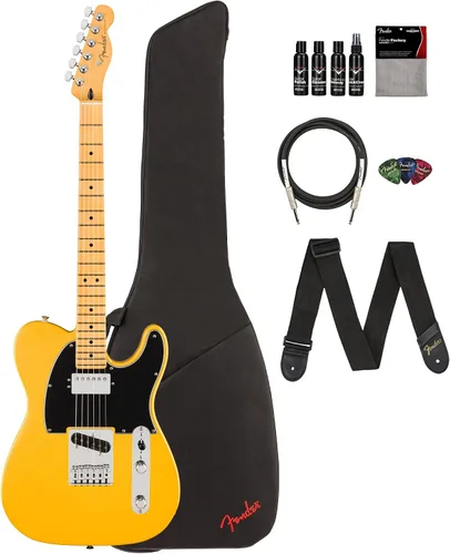 Vista 32 de Fender Player II Modified Telecaster - Paquete de ráfaga de 3 tonos con estuche, correa, cable, juego de púas de 3 piezas y kit de limpieza