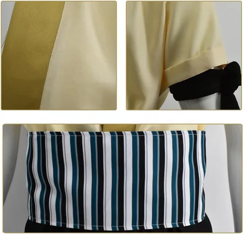 Vista 8 de Disfraz de cosplay de Roronoa Zoro para cosplay, uniforme de cosplay de Roronoa Zoro, conjunto completo de chaqueta para Halloween